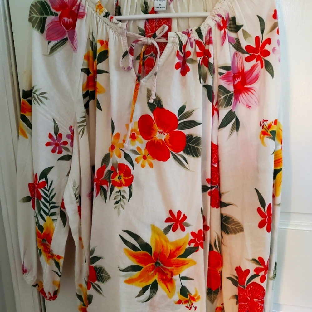 Floral Cream Blouse